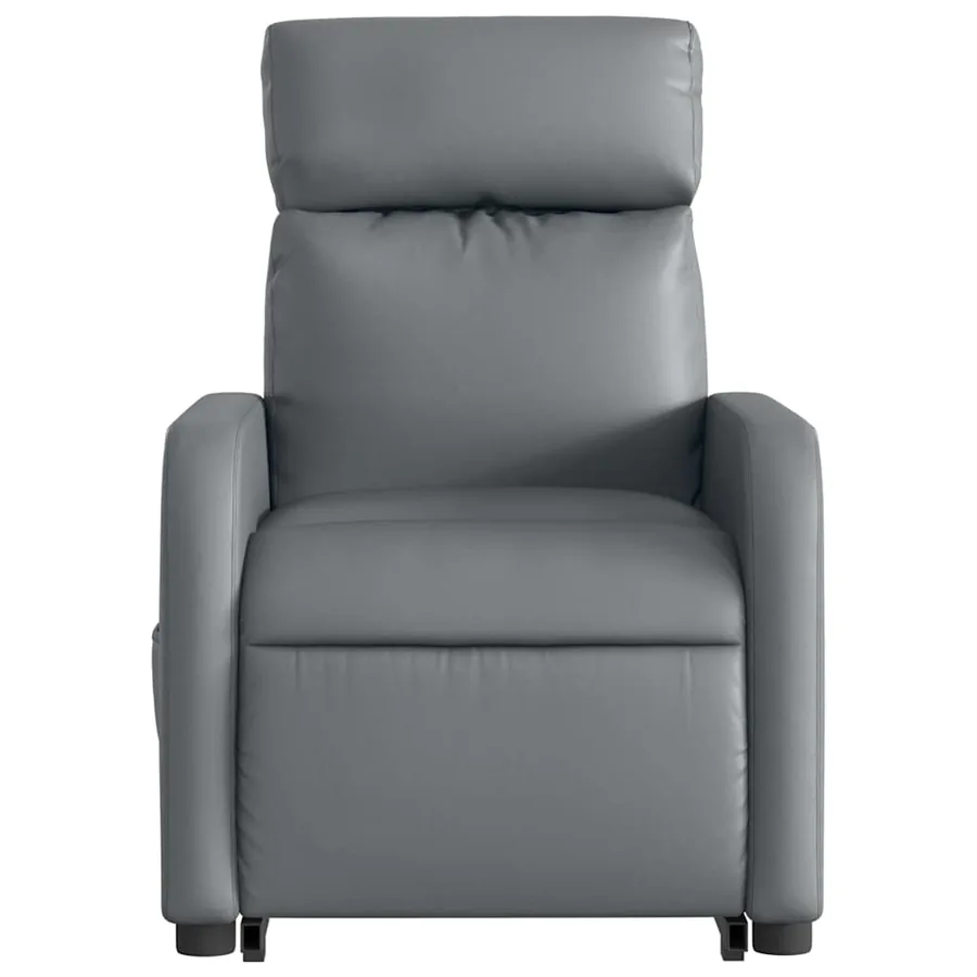 Fauteuil inclinable Gris Similicuir - 9