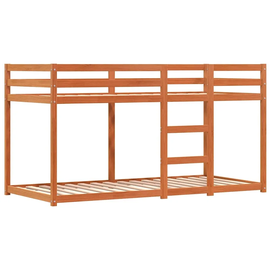 Lit superposé sans matelas 90x190 cm bois de pin massif - 8