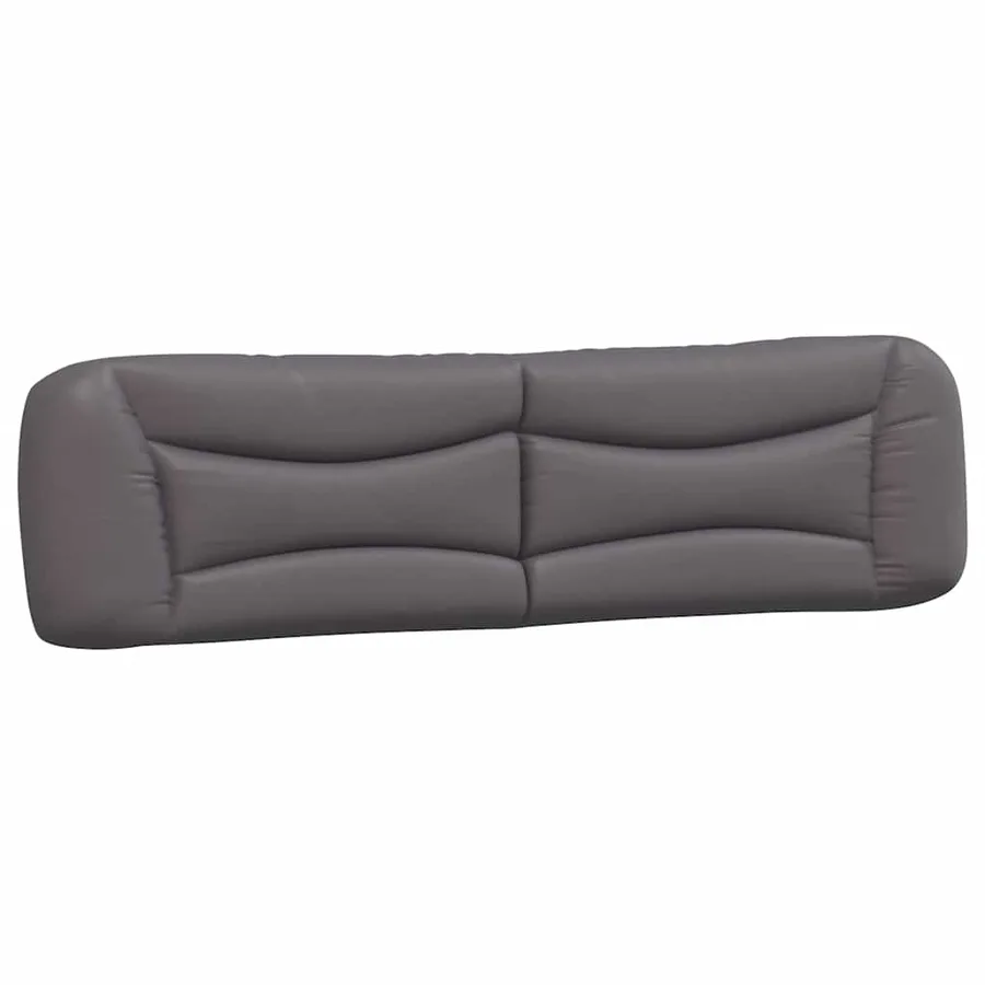 Cadre de lit sans matelas Hvar gris 200x200 cm similicuir - 8