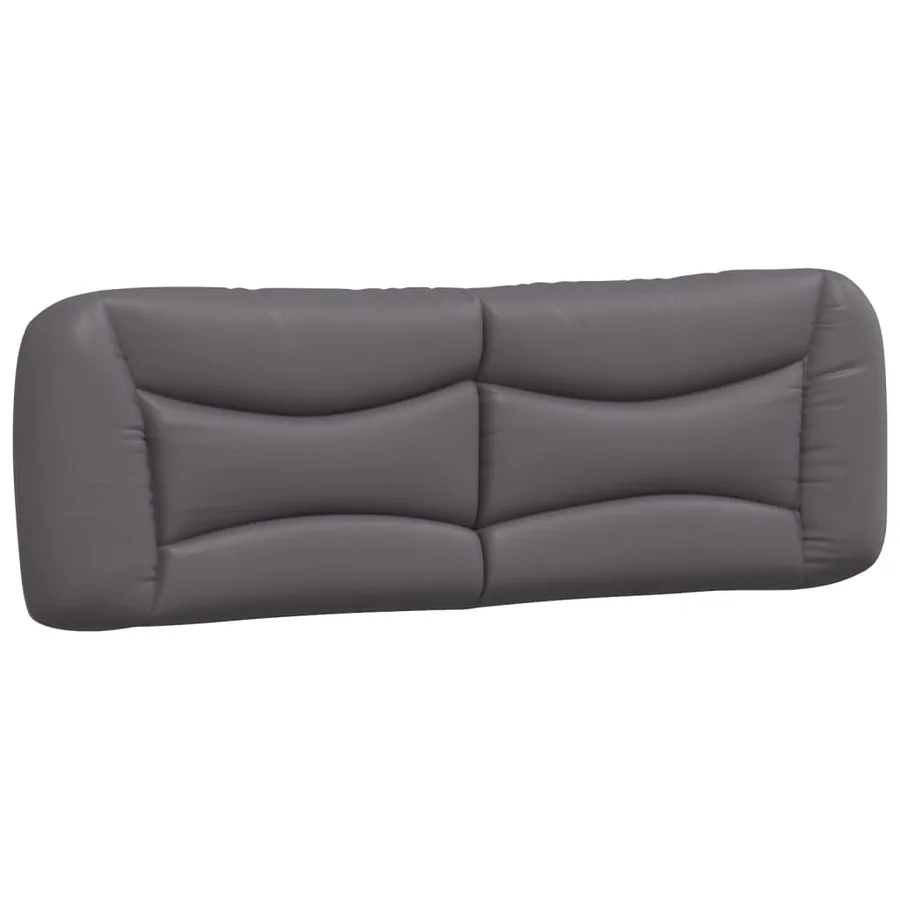 Lit avec matelas Hvar gris 160x200 cm similicuir - 5