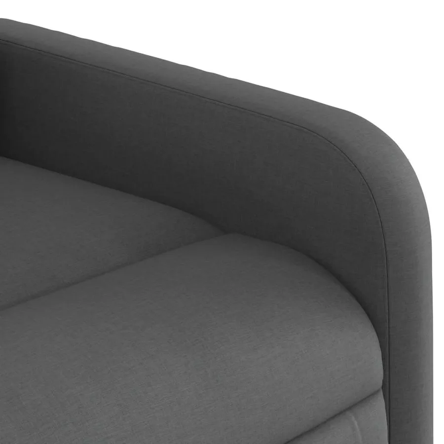 Fauteuil inclinable électrique Gris foncé Tissu - 11