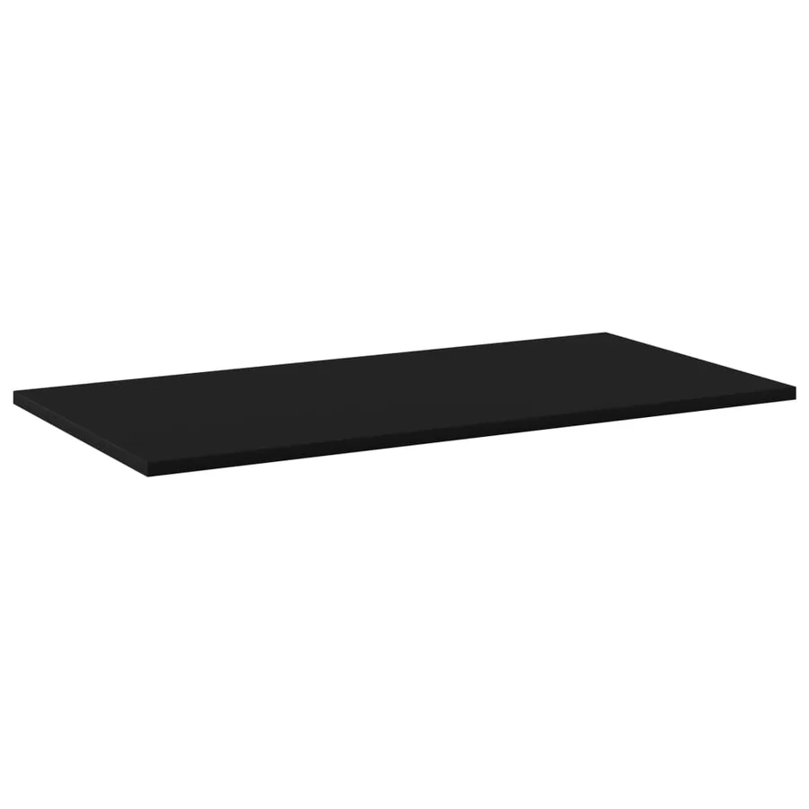 Panneaux de bibliothèque 8 pcs Noir 80x40x1,5 cm Aggloméré - 2