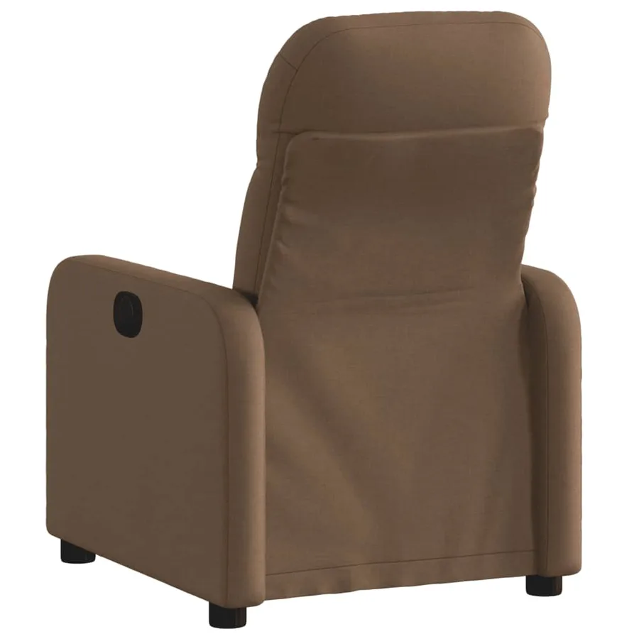 Fauteuil inclinable Marron Tissu - 3