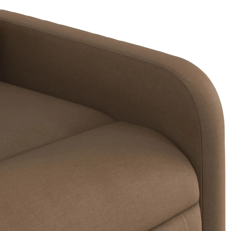 Fauteuil inclinable Marron Tissu - 8
