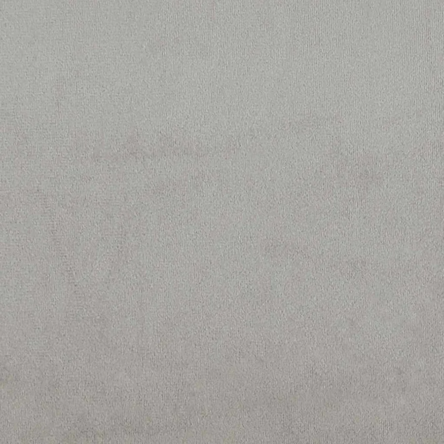Canapé à 2 places Gris clair 140 cm Velours - 8
