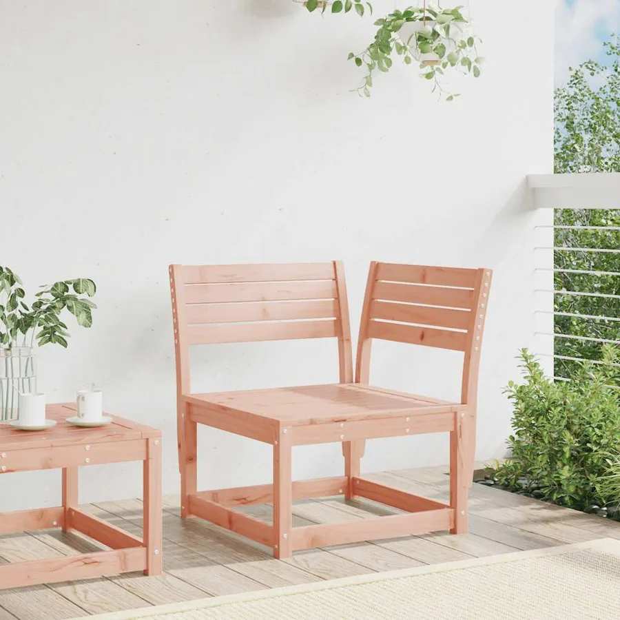 Canapé d'angle de jardin 73x73x78 cm bois massif douglas - 3