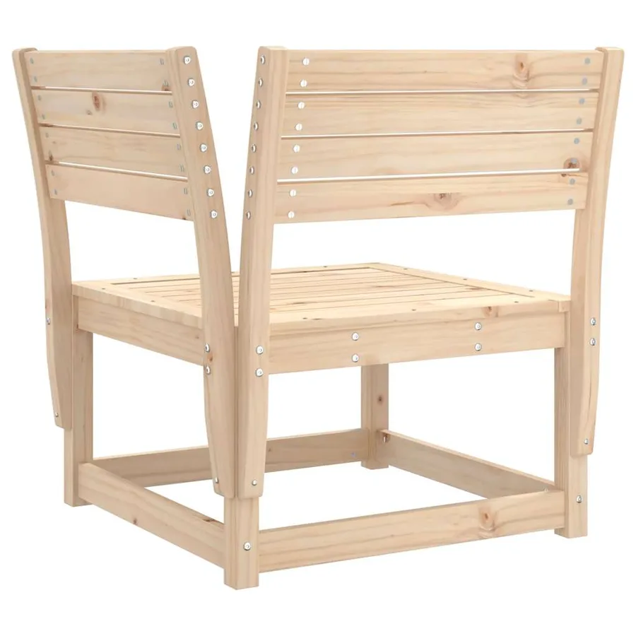 Salon de jardin 4 pcs bois massif de pin - 4