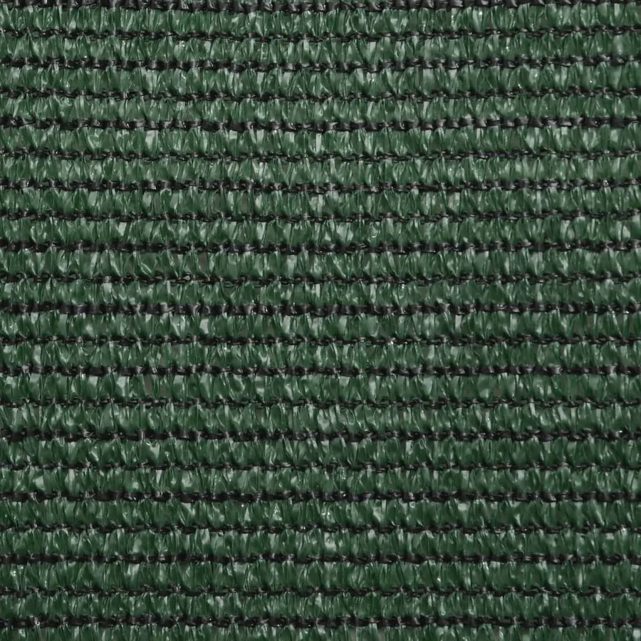 Voile d'ombrage 160 g/m² Vert foncé 4x5 m PEHD - 9