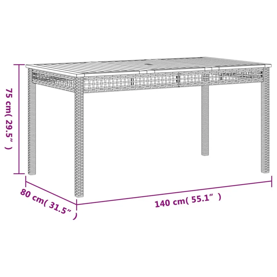 Ensemble à manger de jardin 4 pcs avec coussins noir - 9
