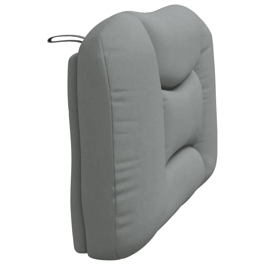Coussin de tête de lit Hvar gris clair 100 cm tissu - 6