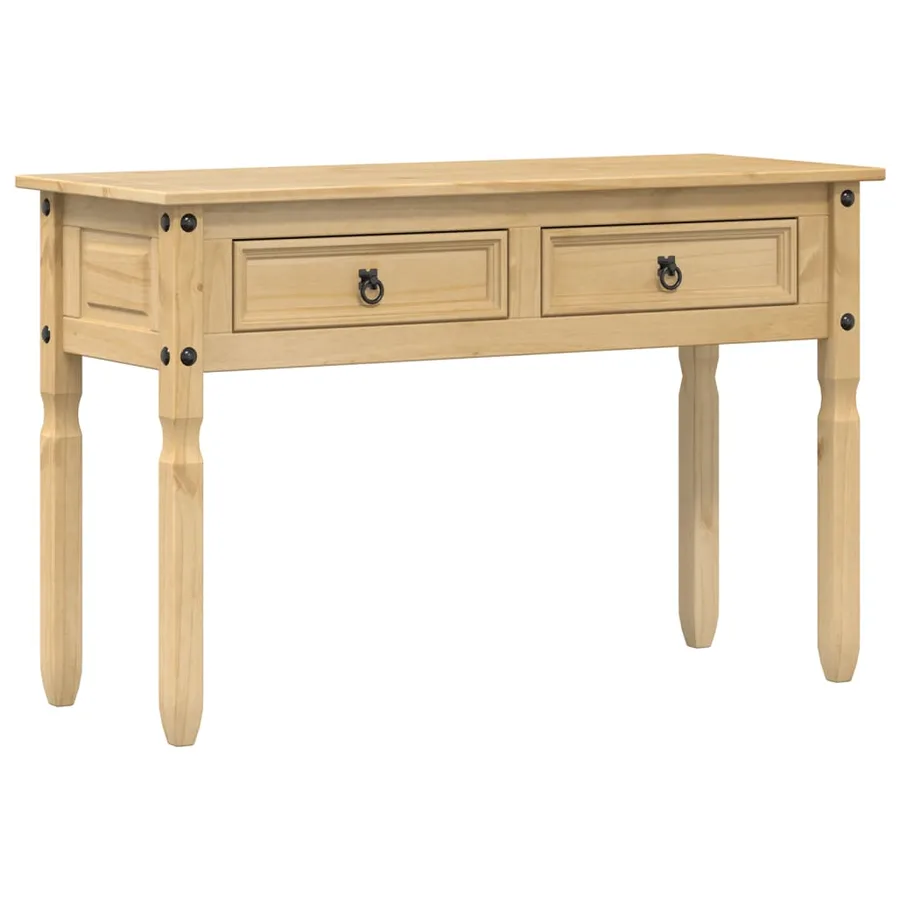 Table console Corona 115x46x73 cm bois de pin massif - 2