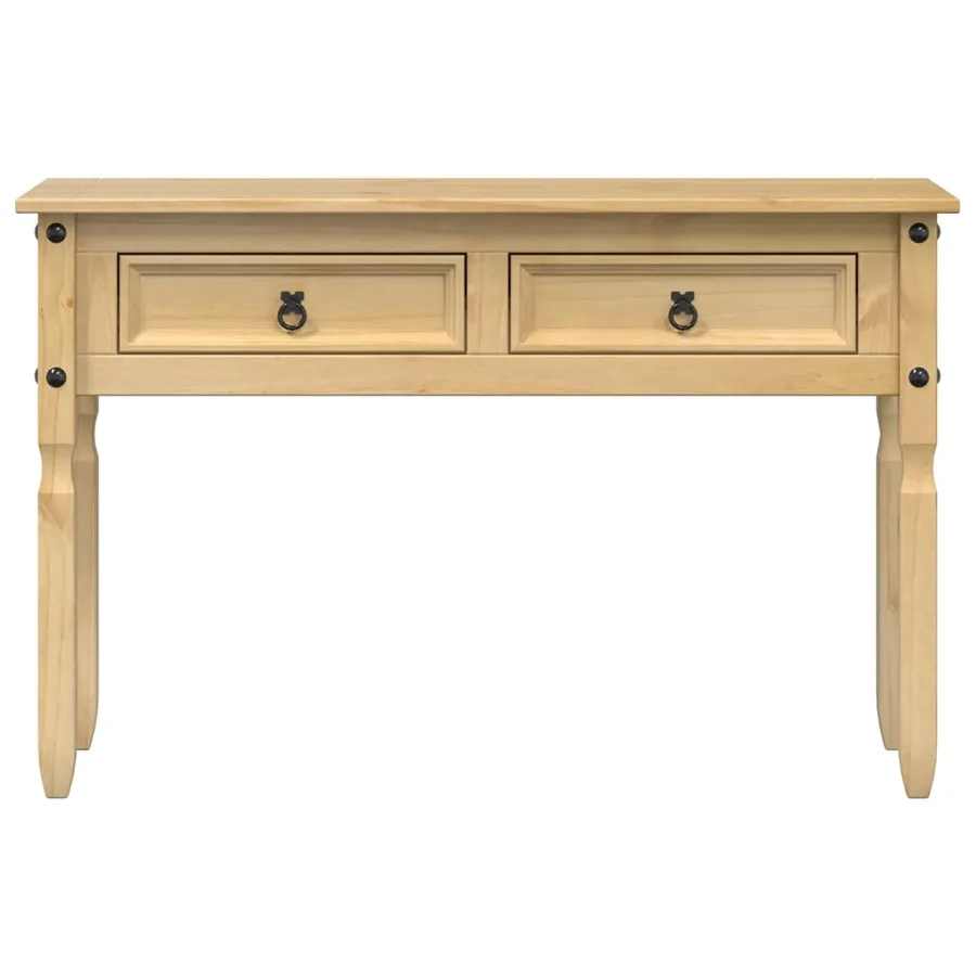 Table console Corona 115x46x73 cm bois de pin massif - 4