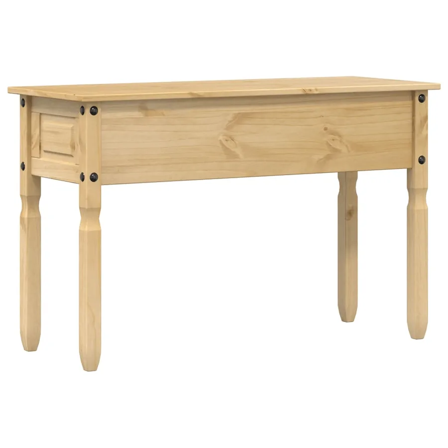 Table console Corona 115x46x73 cm bois de pin massif - 6