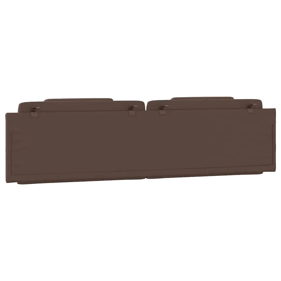 Coussin de tête de lit Viana marron 200 cm similicuir - 7