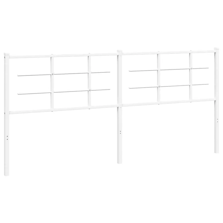 Tête de lit de remplacement métal blanc 193 cm - 2
