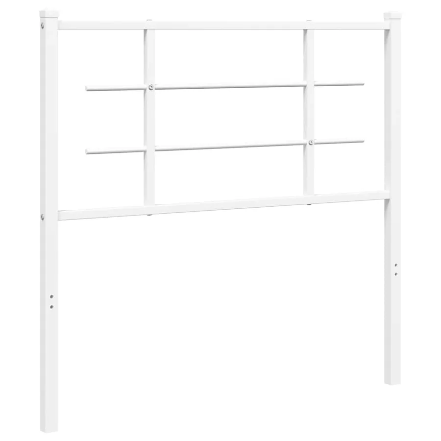 Tête de lit de remplacement métal blanc 100 cm - 2