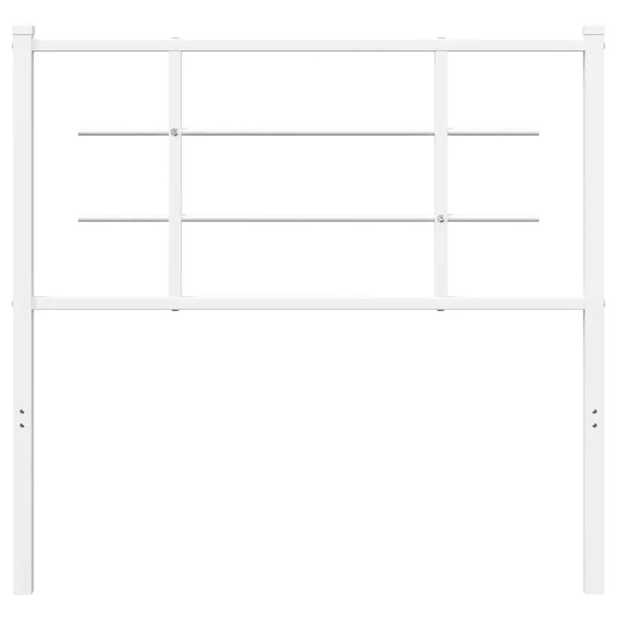 Tête de lit de remplacement métal blanc 100 cm - 3
