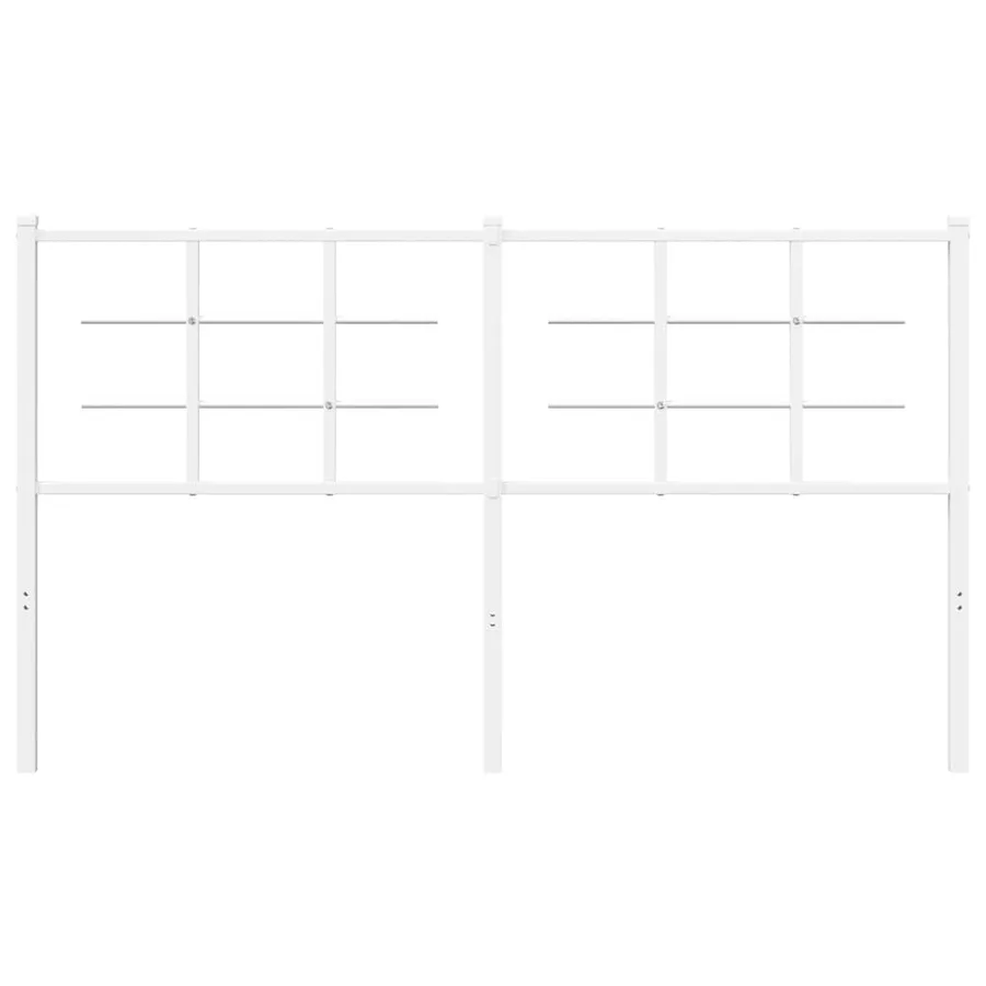 Tête de lit de remplacement métal blanc 160 cm - 3