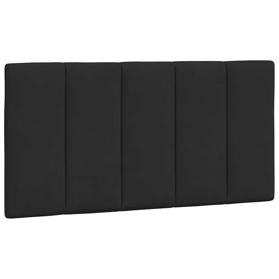 Coussin de tête de lit Hanko noir 100 cm velours - 2