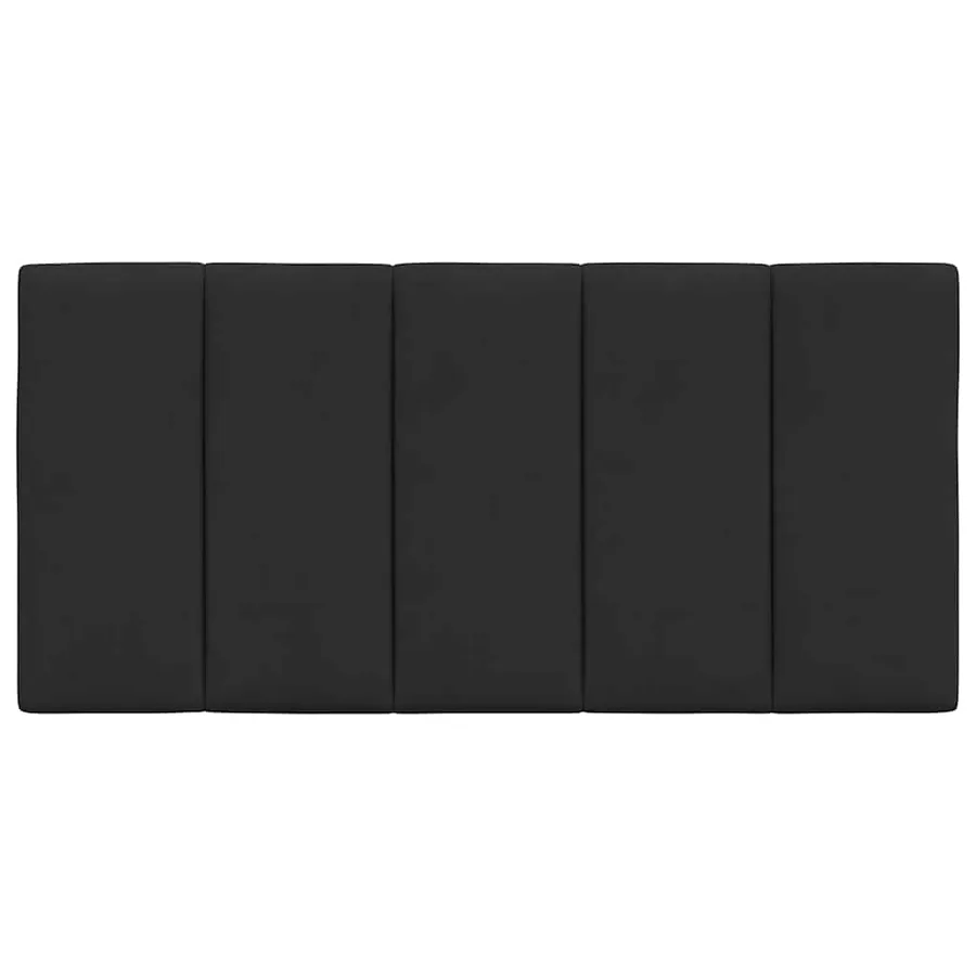 Coussin de tête de lit Hanko noir 100 cm velours - 5