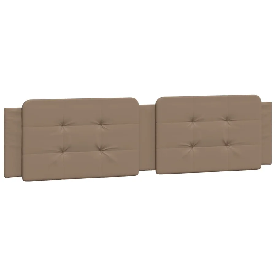 Lit avec matelas Zadar cappuccino 200x200 cm similicuir - 5
