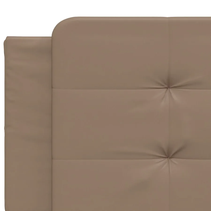 Lit avec matelas Zadar cappuccino 200x200 cm similicuir - 7