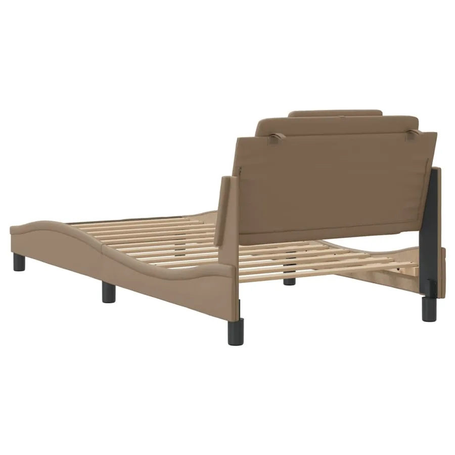 Cadre de lit Viana avec LED sans matelas cappuccino 100x200 cm - 10