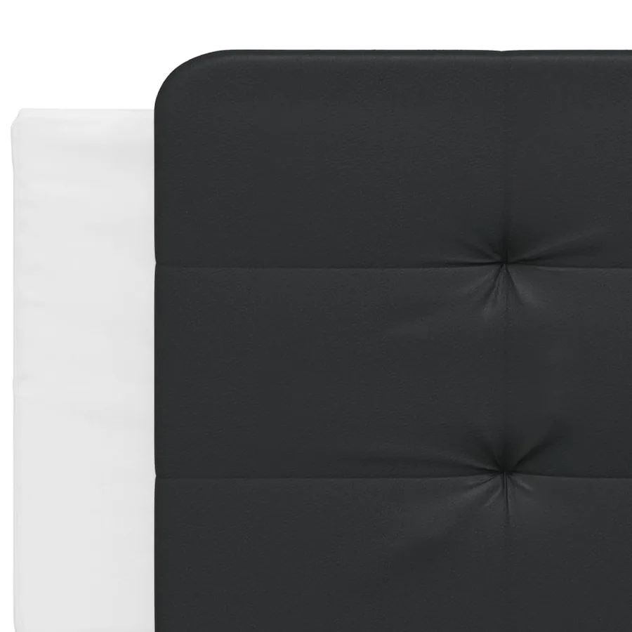 Coussin de tête de lit Zadar noir et blanc 200 cm similicuir - 7