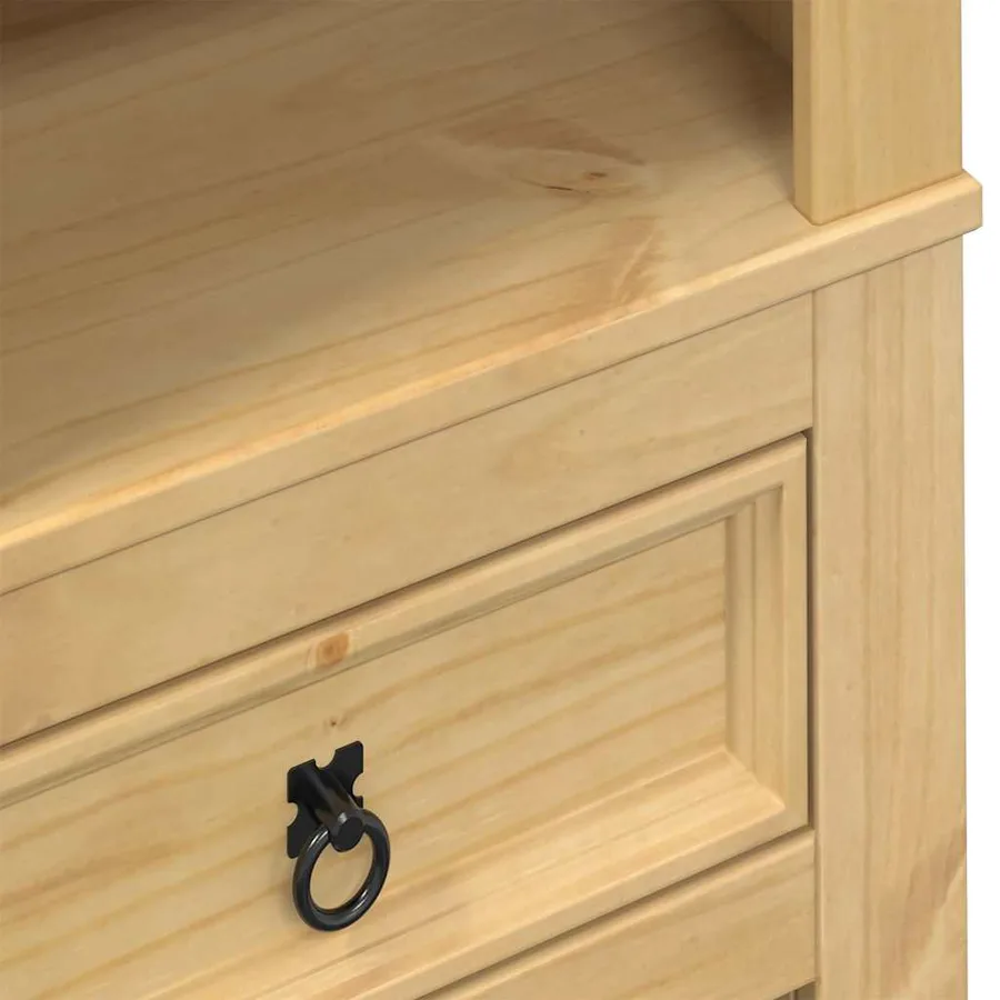 Casier à vin Corona 56x35x134,5 cm bois massif de pin - 7