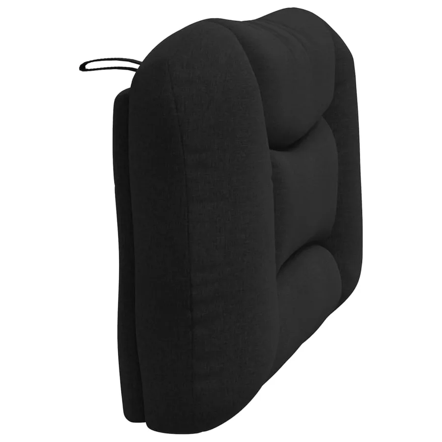 Coussin de tête de lit Hvar noir 100 cm tissu - 6