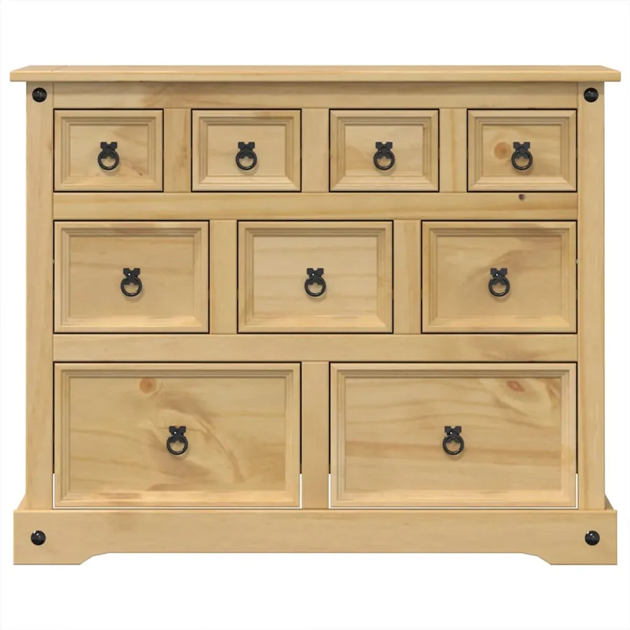 Commode Corona 101x45x82 cm bois massif de pin - 4