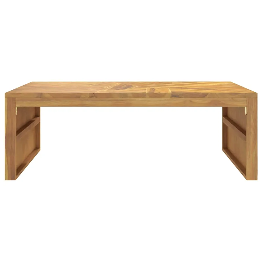 Table basse 110x60x38 cm bois de teck solide - 4