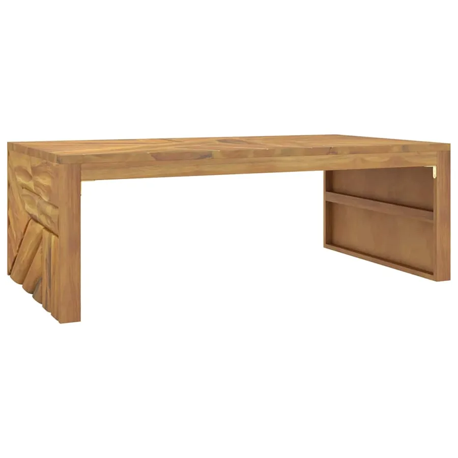 Table basse 110x60x38 cm bois de teck solide - 6