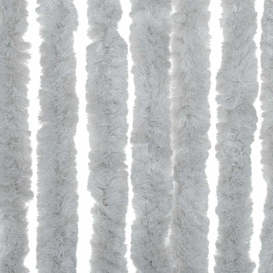 Rideau anti-mouches gris 56x200 cm chenille - 6