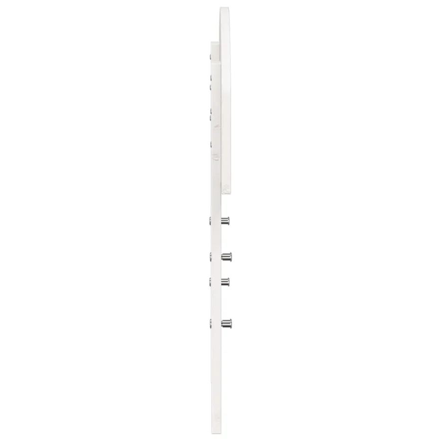 Tête de lit blanc 75 cm bois massif de pin - 5