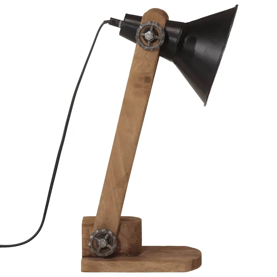Lampe de bureau 25 W noir 23x13x52 cm E27 - 4