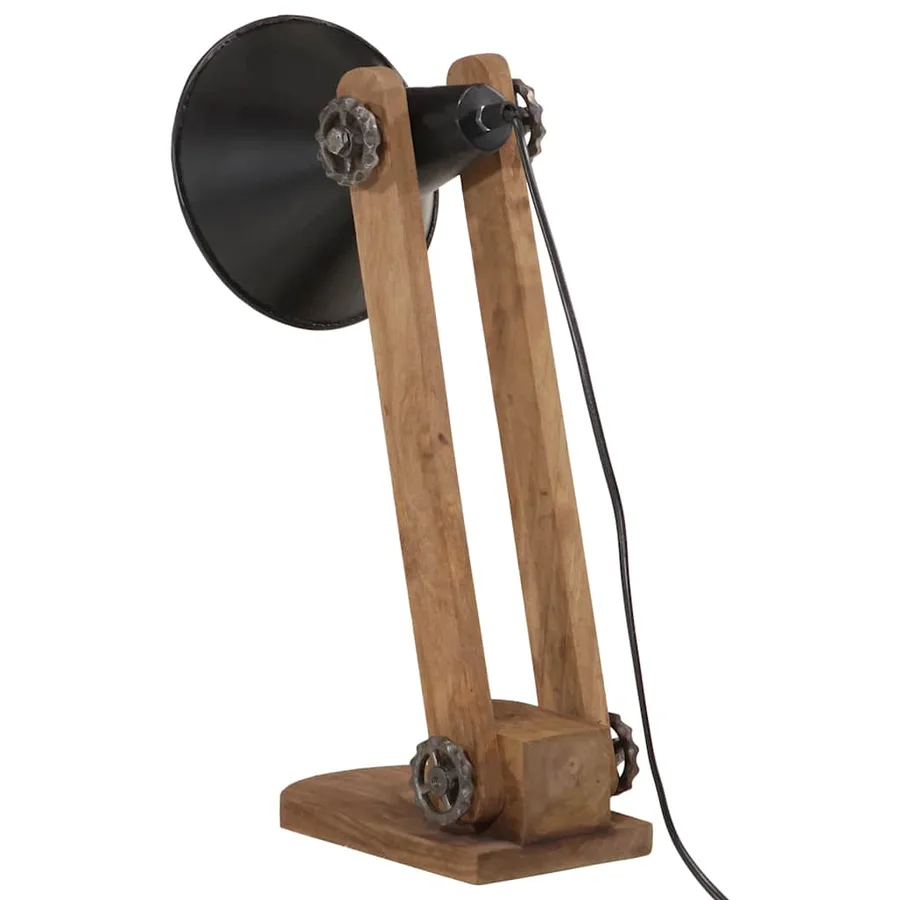Lampe de bureau 25 W noir 23x13x52 cm E27 - 5