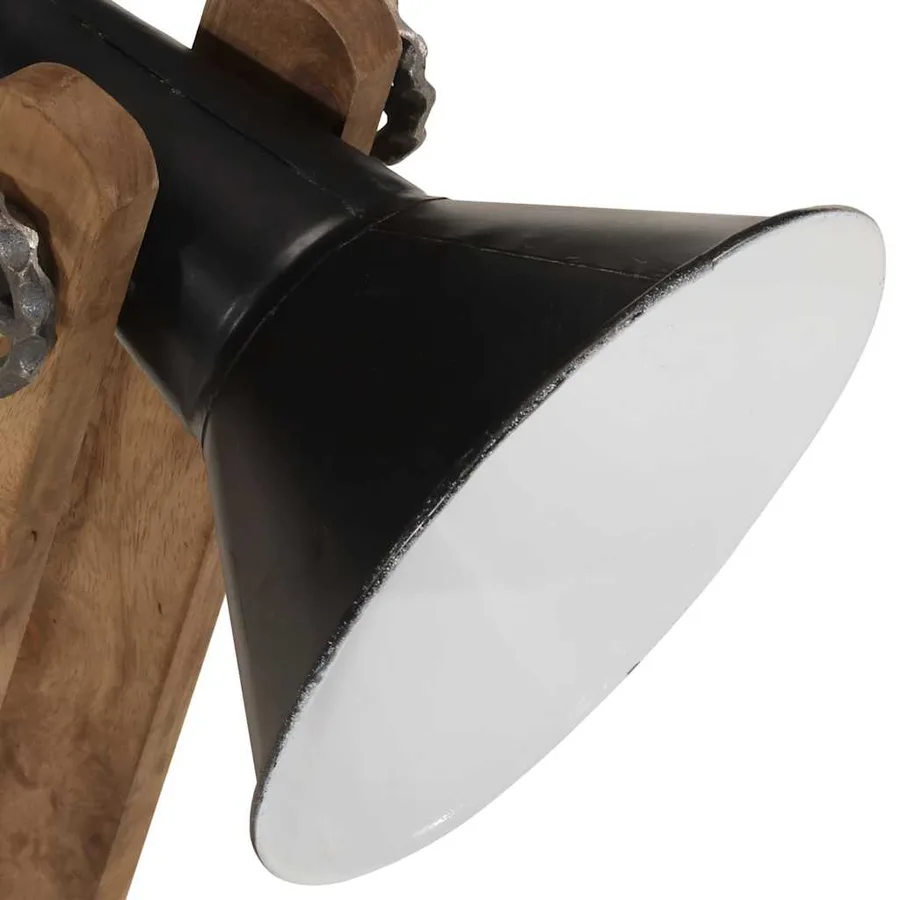 Lampe de bureau 25 W noir 23x13x52 cm E27 - 7