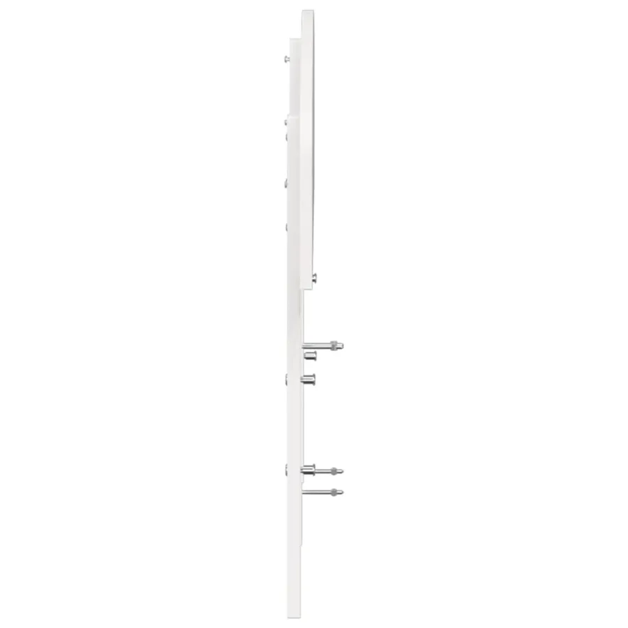 Tête de lit blanc 200 cm bois massif de pin - 5