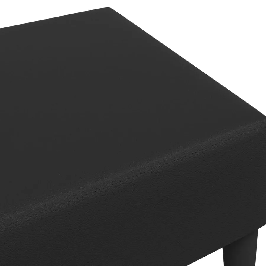 Repose-pied noir 77x55x31 cm similicuir - 6