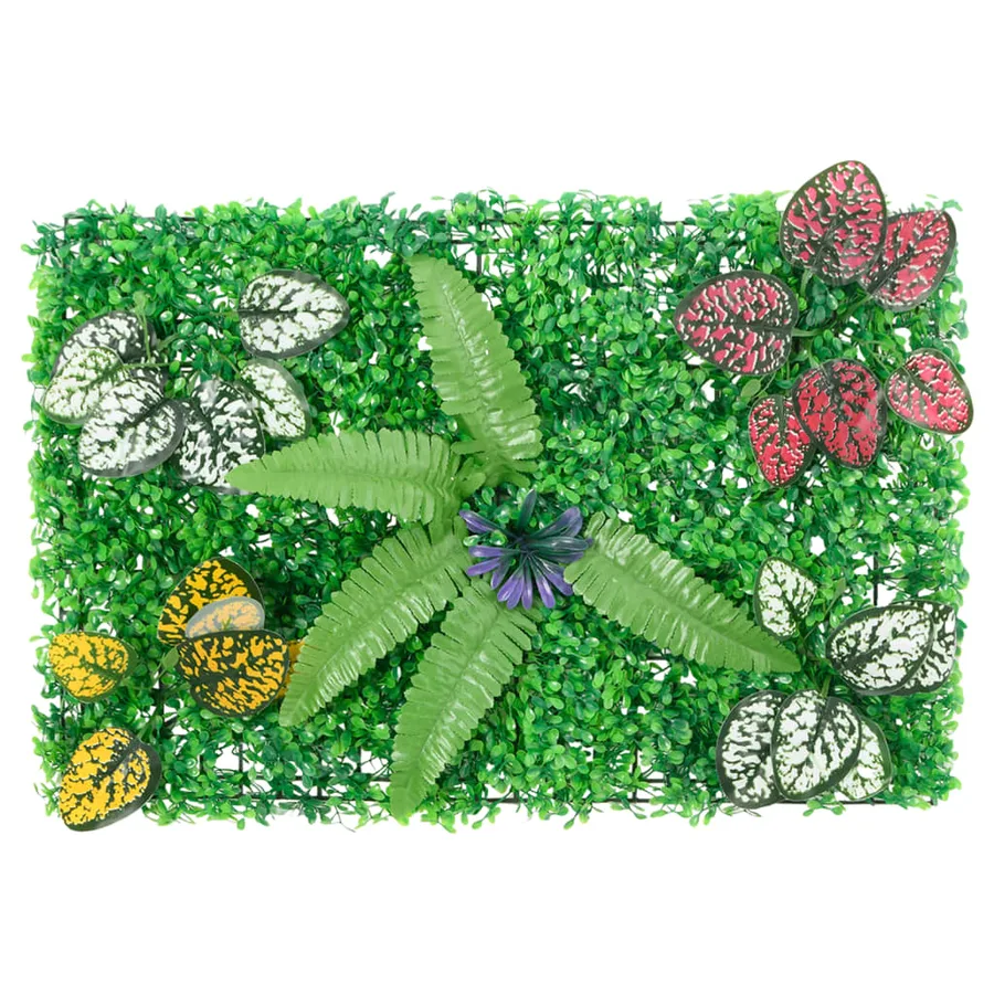 Clôture à plantes artificielles 6 pcs vert 40x60 cm - 2