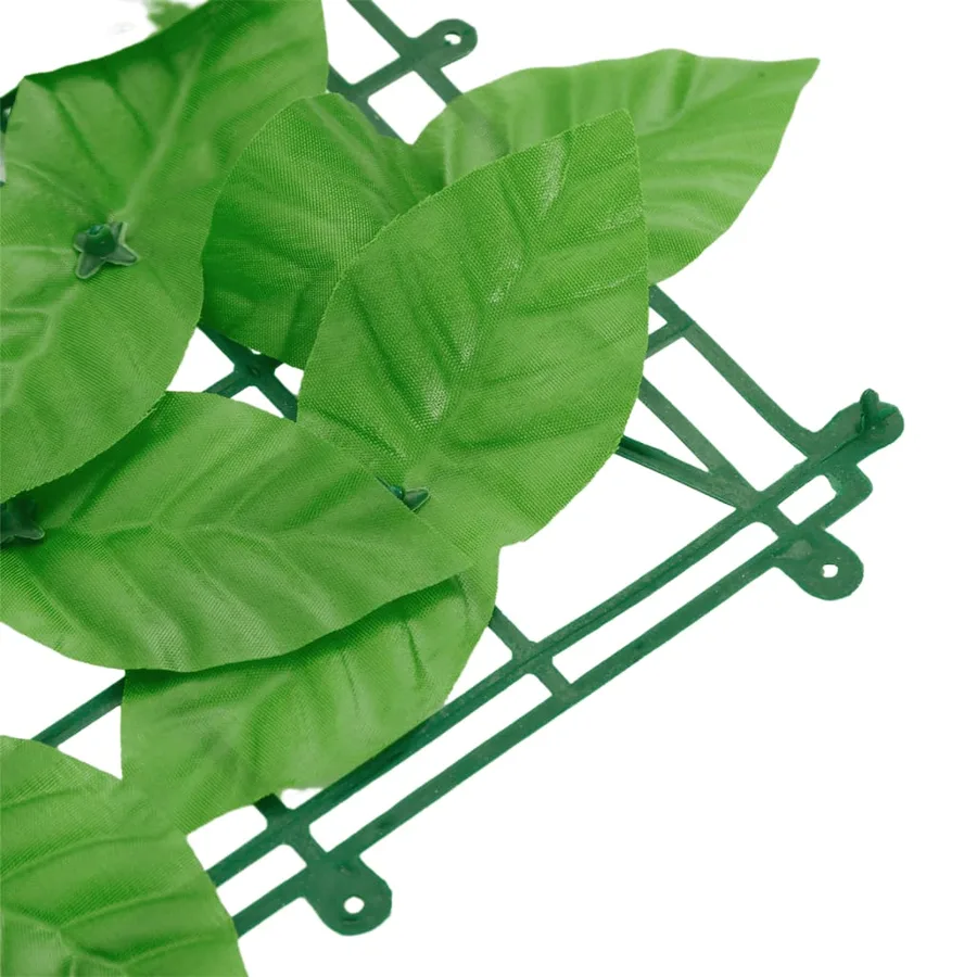 Écran de balcon avec feuilles vert 200x75 cm - 5