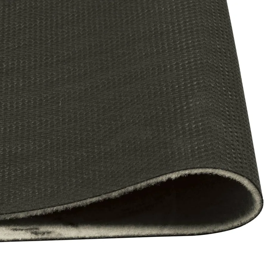 Tapis de cuisine lavable imprimé café marron 60x300 cm velours - 4