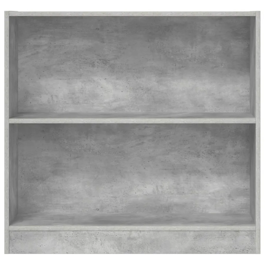 Bibliothèque Gris béton 80x24x75 cm Bois d'ingénierie - 4