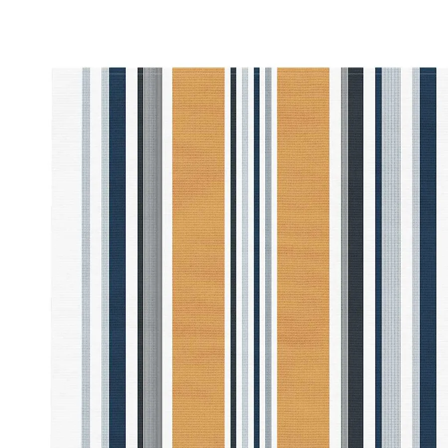 Tissu de remplacement pour auvent orange et bleu 6x3 m polyester - 4