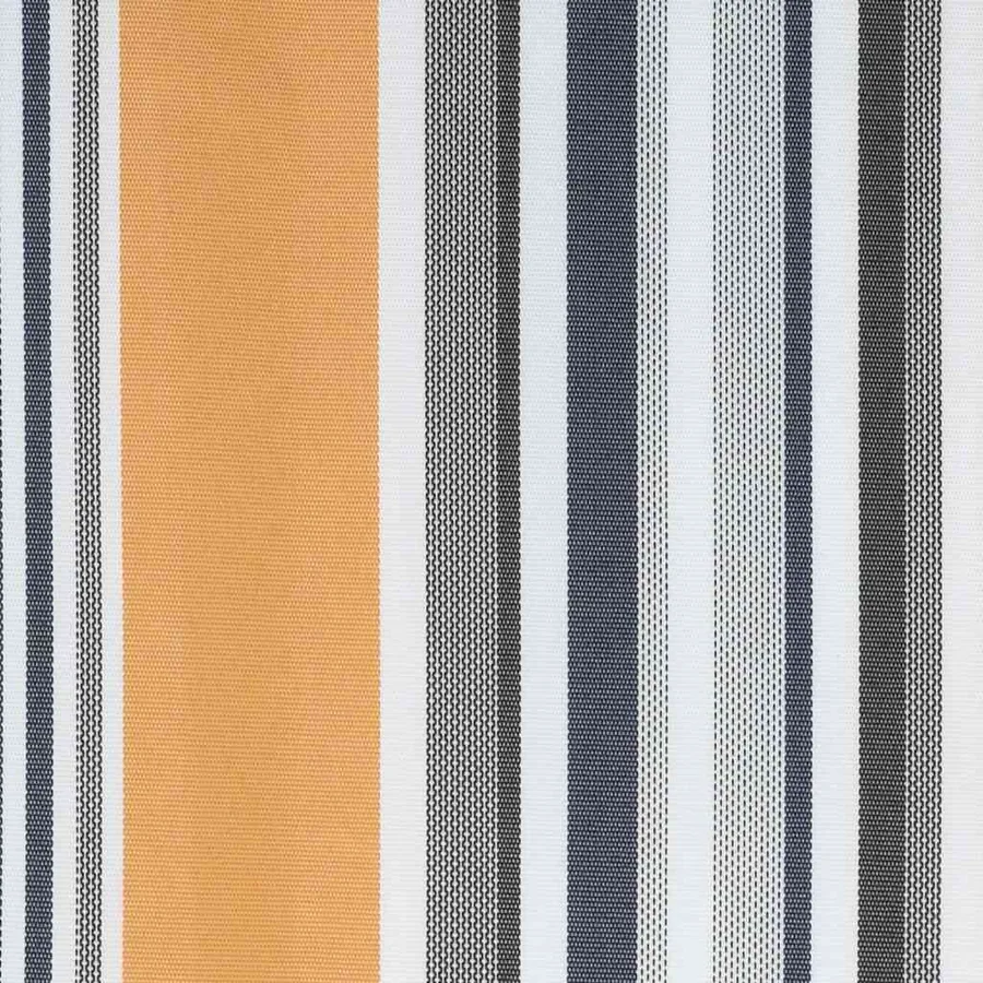 Tissu de remplacement pour auvent orange et bleu 6x3 m polyester - 6