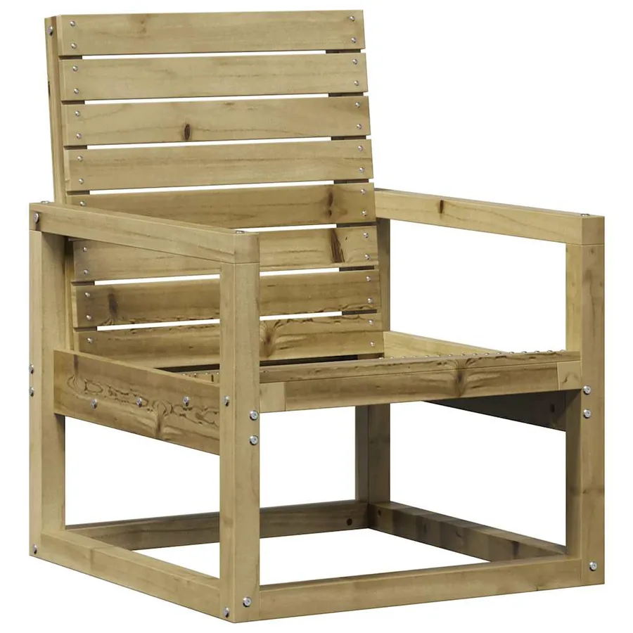 Salon de jardin 3 pcs bois de pin imprégné - 4