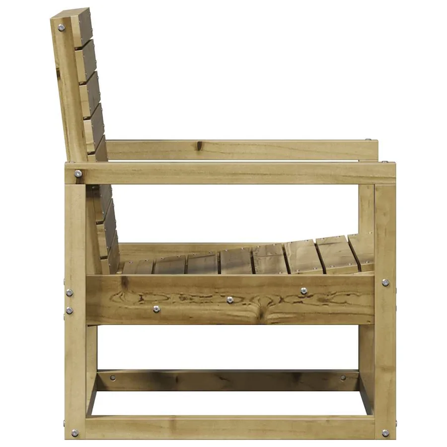 Salon de jardin 3 pcs bois de pin imprégné - 5