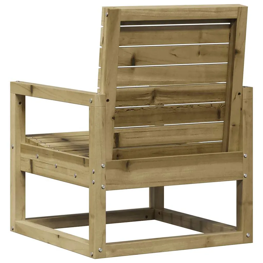 Salon de jardin 3 pcs bois de pin imprégné - 6