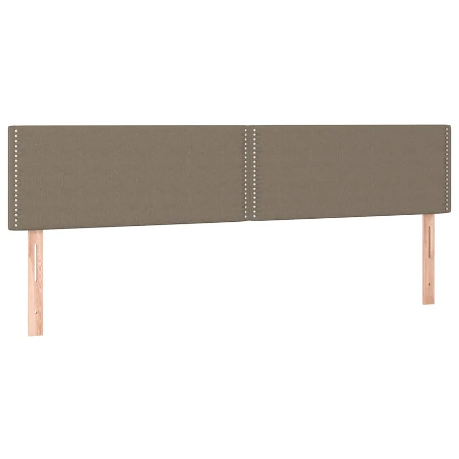 Sommier à lattes de lit avec matelas taupe 120x190 cm tissu - 7